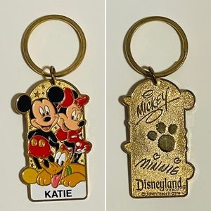 KATIE Mickey and Minnie Mouse Keychain Holder
